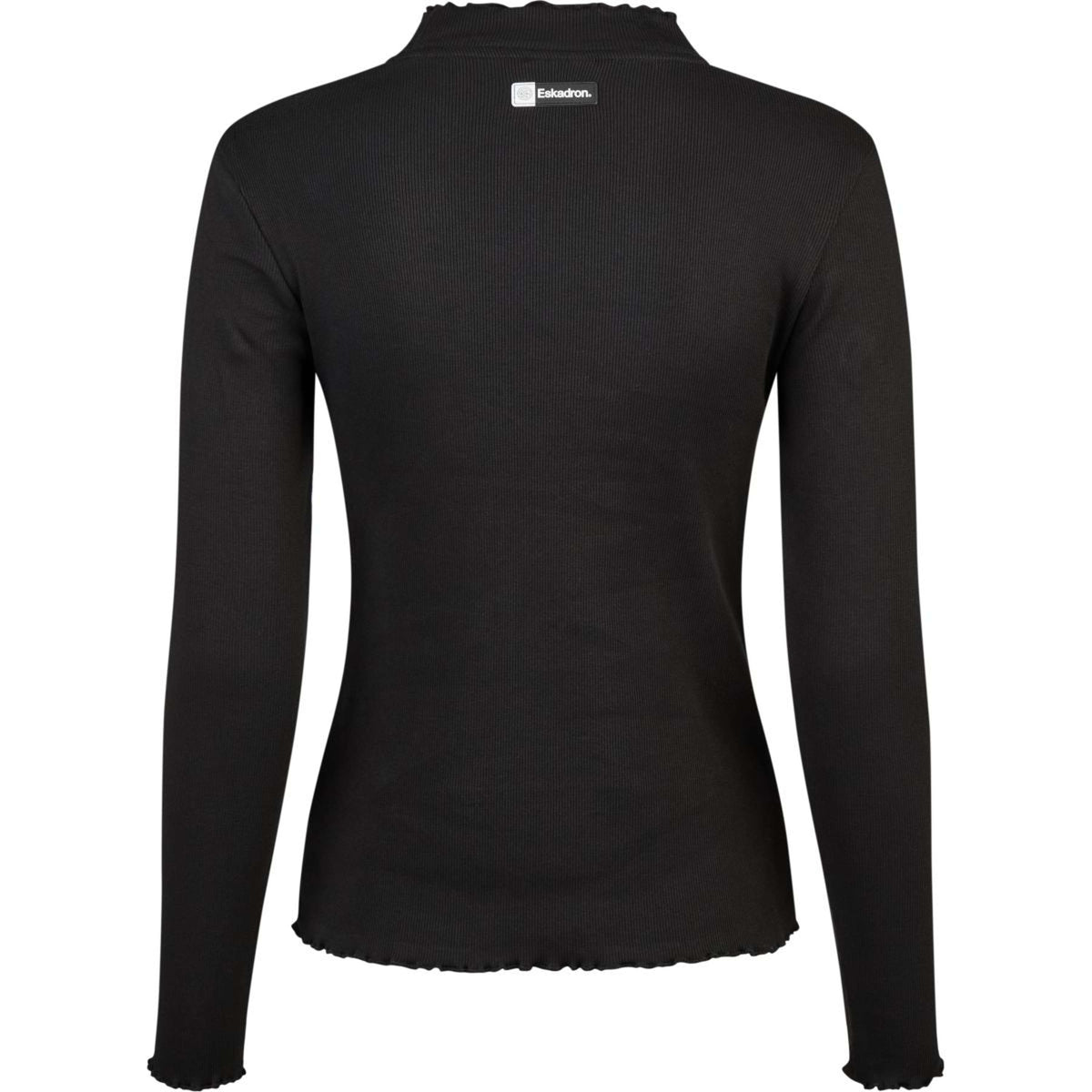 Eskadron T-Shirt Dynamics Turtleneck Rib Mangas Largas Negro