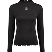 Eskadron T-Shirt Dynamics Turtleneck Rib Mangas Largas Negro