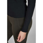 Eskadron T-Shirt Dynamics Turtleneck Rib Mangas Largas Negro