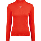 Eskadron T-Shirt Dynamics Turtleneck Rib Mangas Largas Rojo