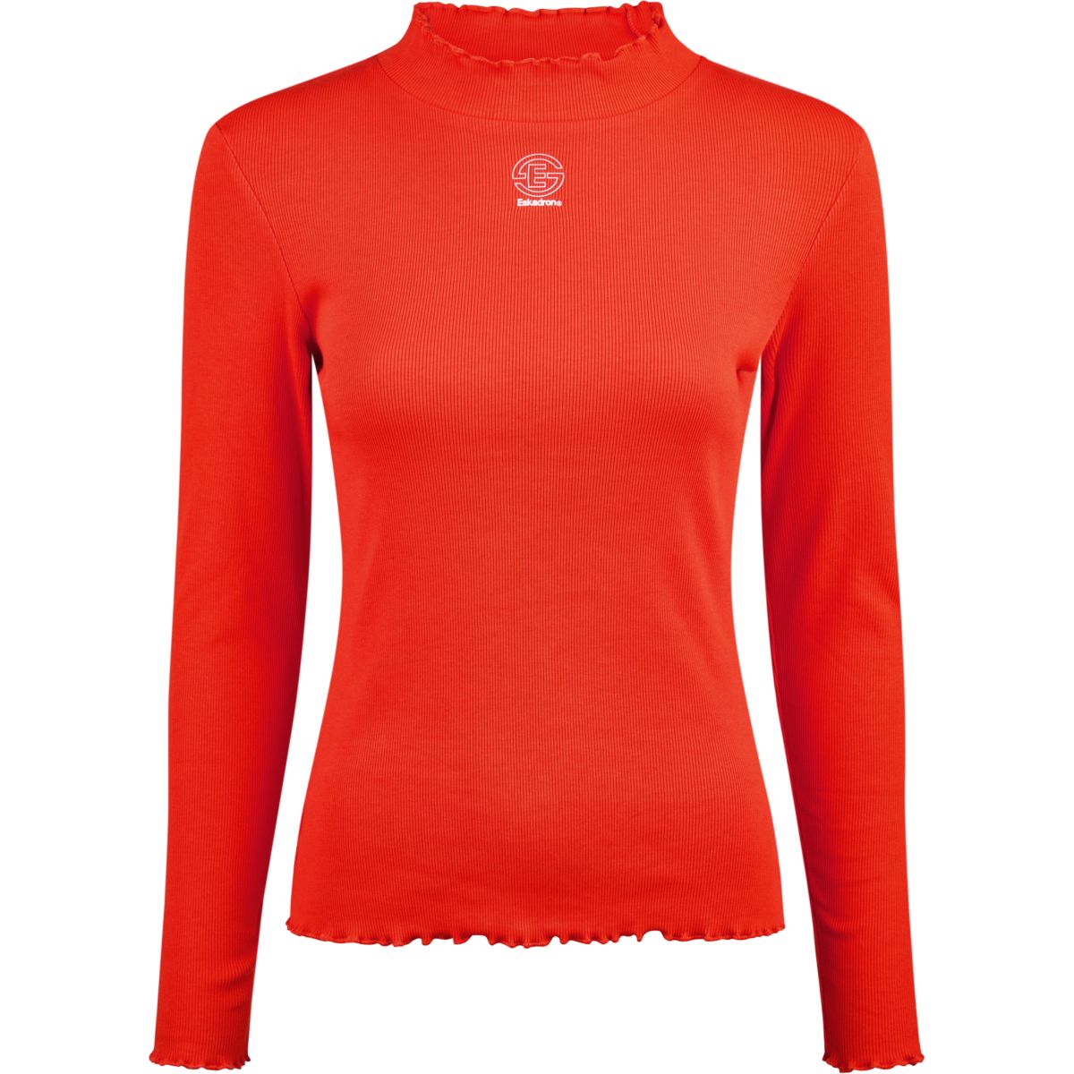 Eskadron T-Shirt Dynamics Turtleneck Rib Mangas Largas Rojo