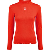 Eskadron T-Shirt Dynamics Turtleneck Rib Mangas Largas Rojo