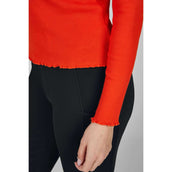 Eskadron T-Shirt Dynamics Turtleneck Rib Mangas Largas Rojo
