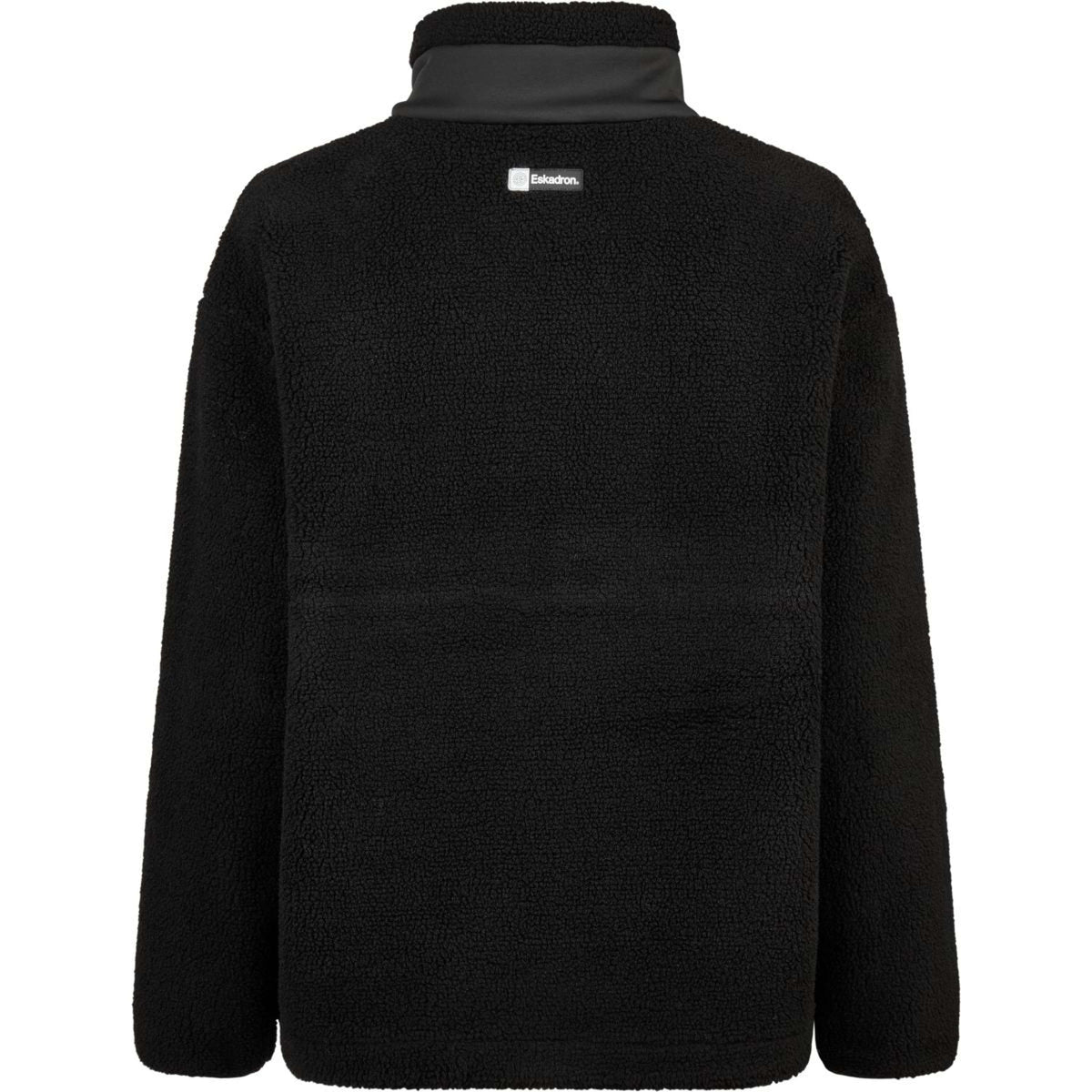 Eskadron Sweater Dynamics Half-Zip Teddy Negro