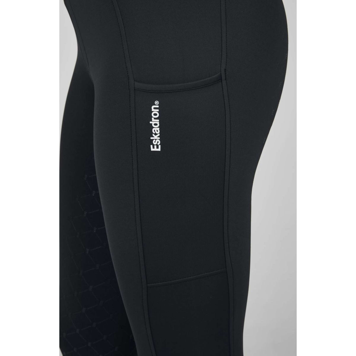 Eskadron Legging de Equitación Dynamics Flex Core Full Grip Negro