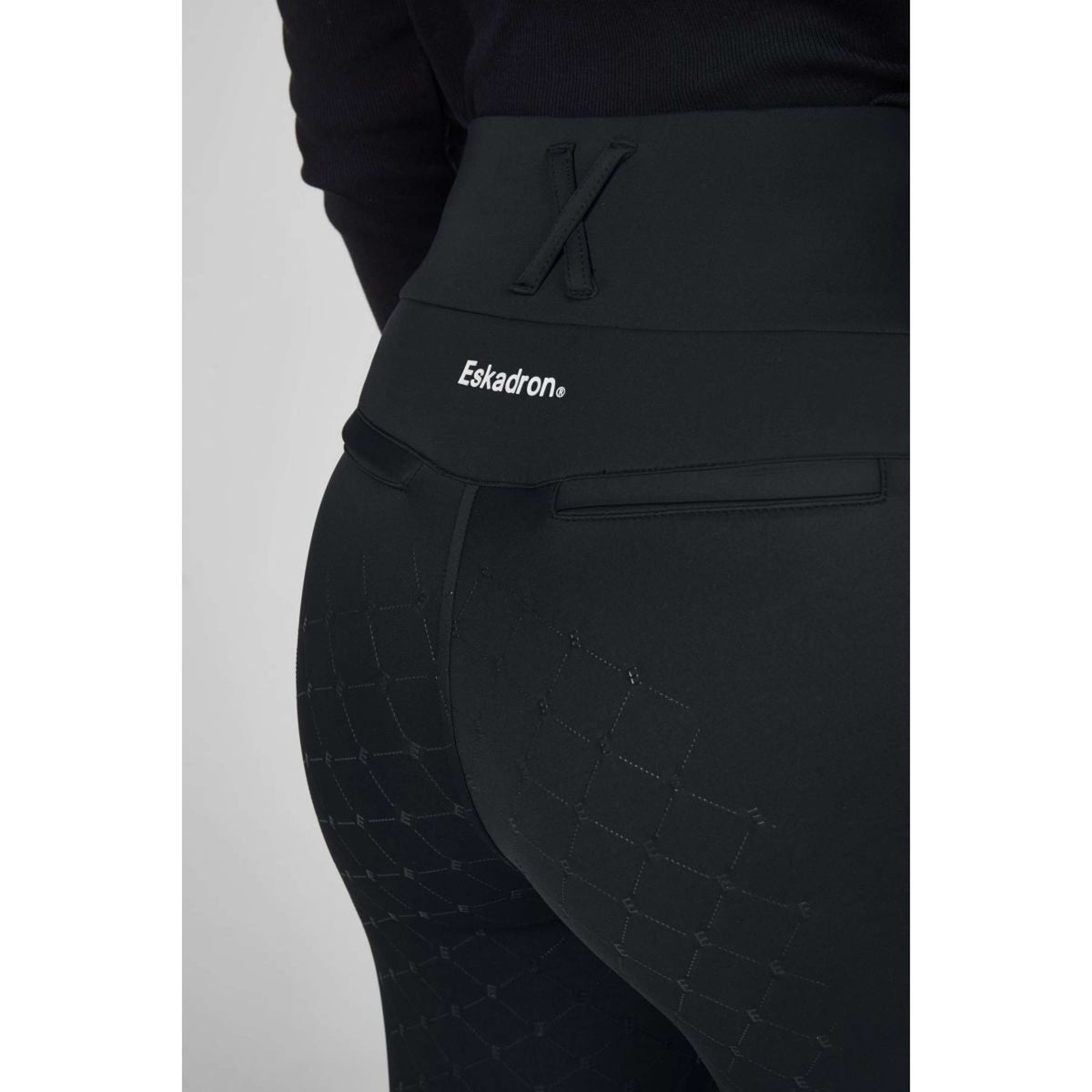 Eskadron Legging de Equitación Dynamics Flex Core Full Grip Negro