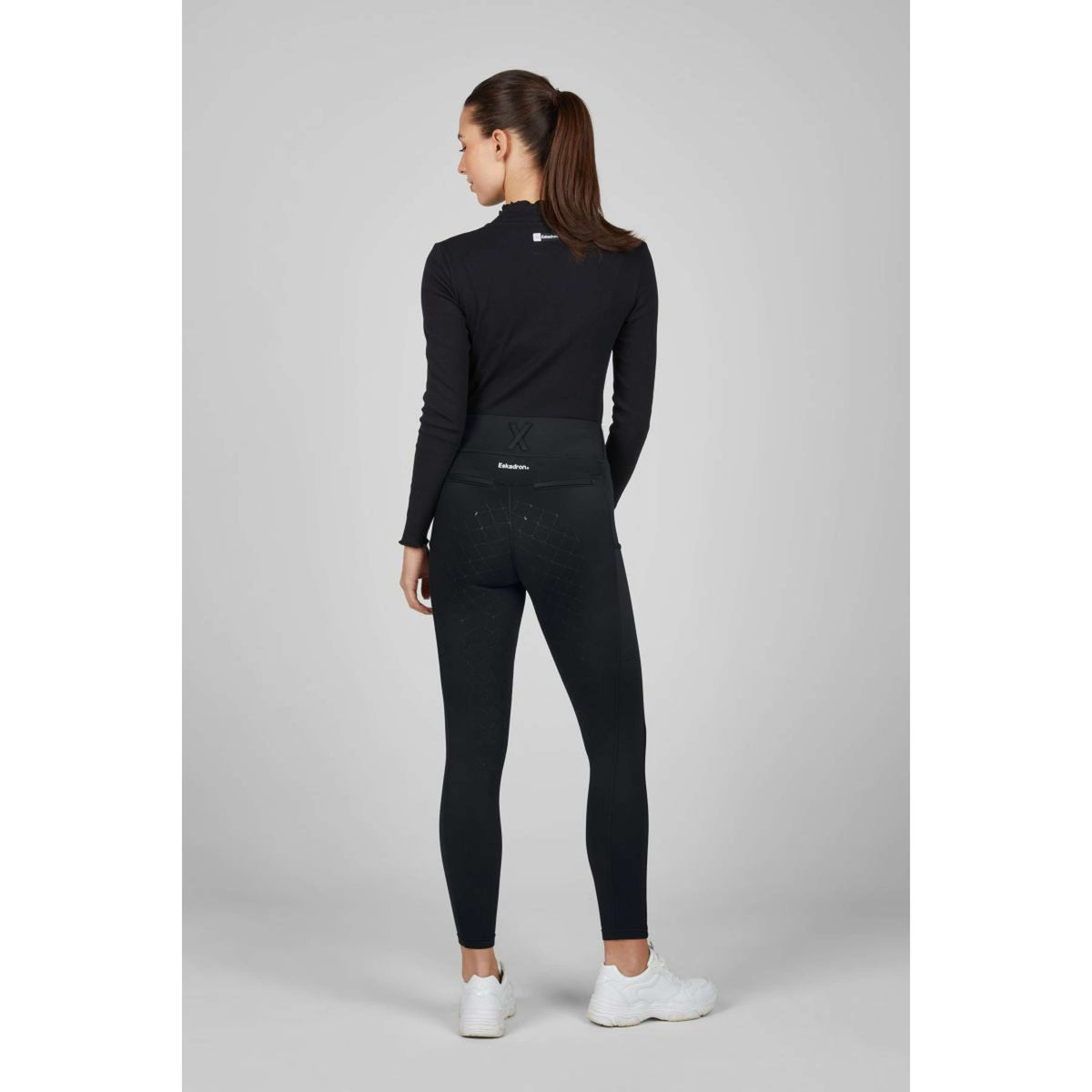 Eskadron Legging de Equitación Dynamics Flex Core Full Grip Negro