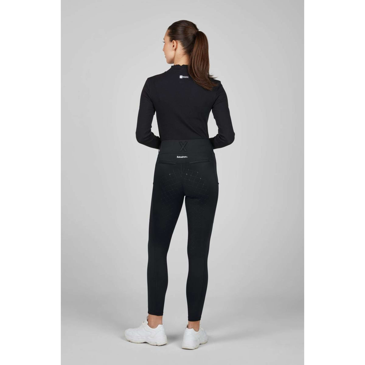 Eskadron Legging de Equitación Dynamics Flex Core Full Grip Negro