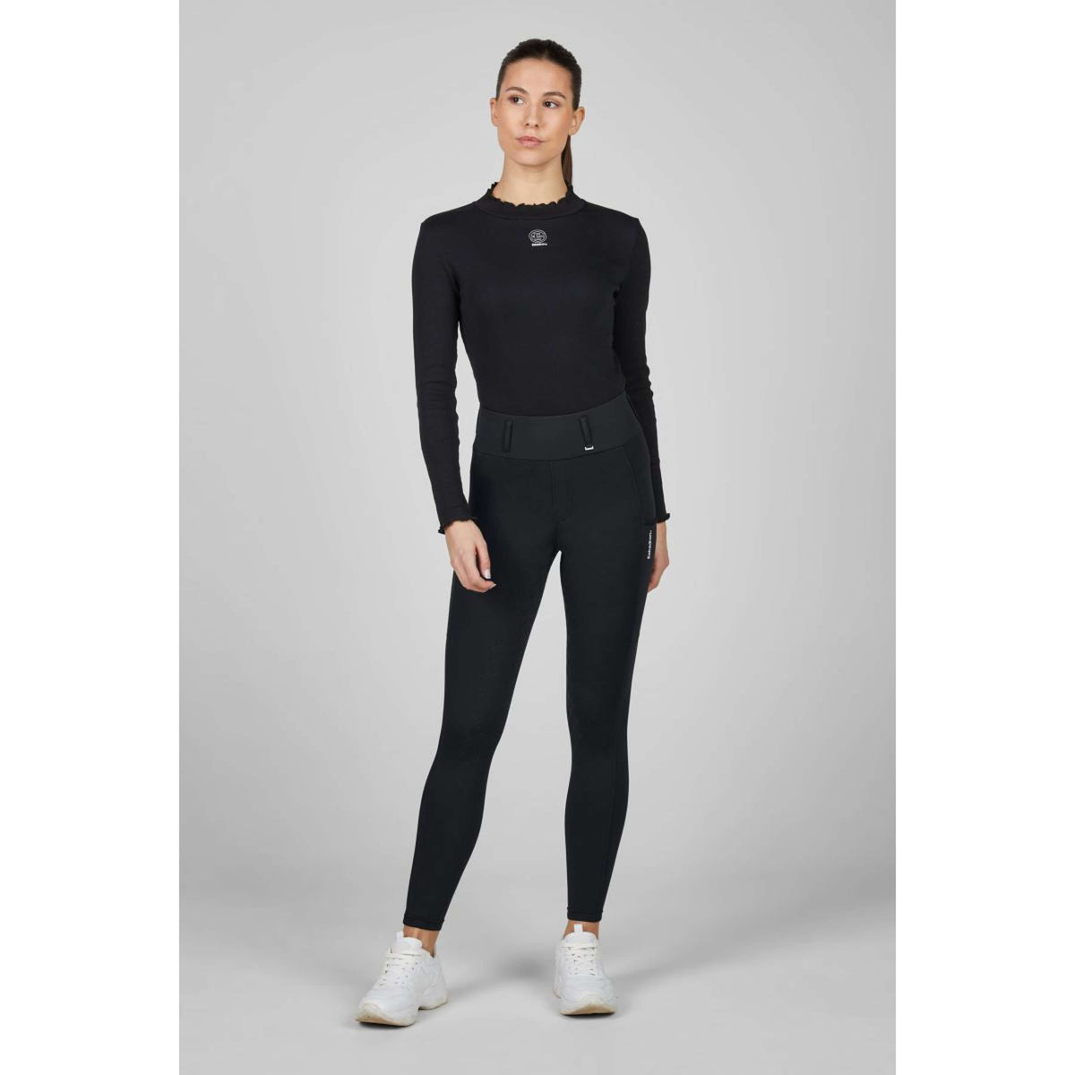 Eskadron Legging de Equitación Dynamics Flex Core Full Grip Negro