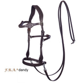 F.R.A. Brida sin Bocado Dandy Side Pull Rein Habana