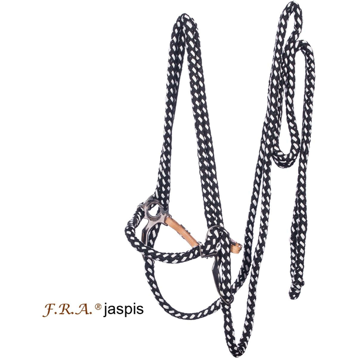 F.R.A. Hackamore Hackamore Japis Algodón Negro/Blanco