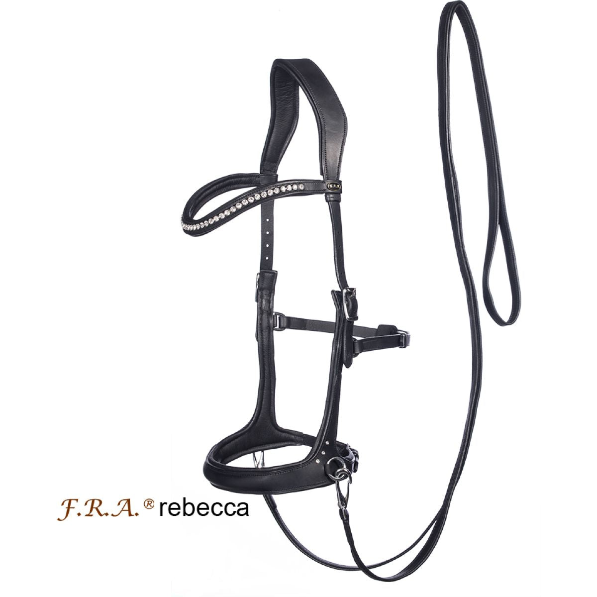 F.R.A. Brida sin Bocado Rebecca Side Pull Negro