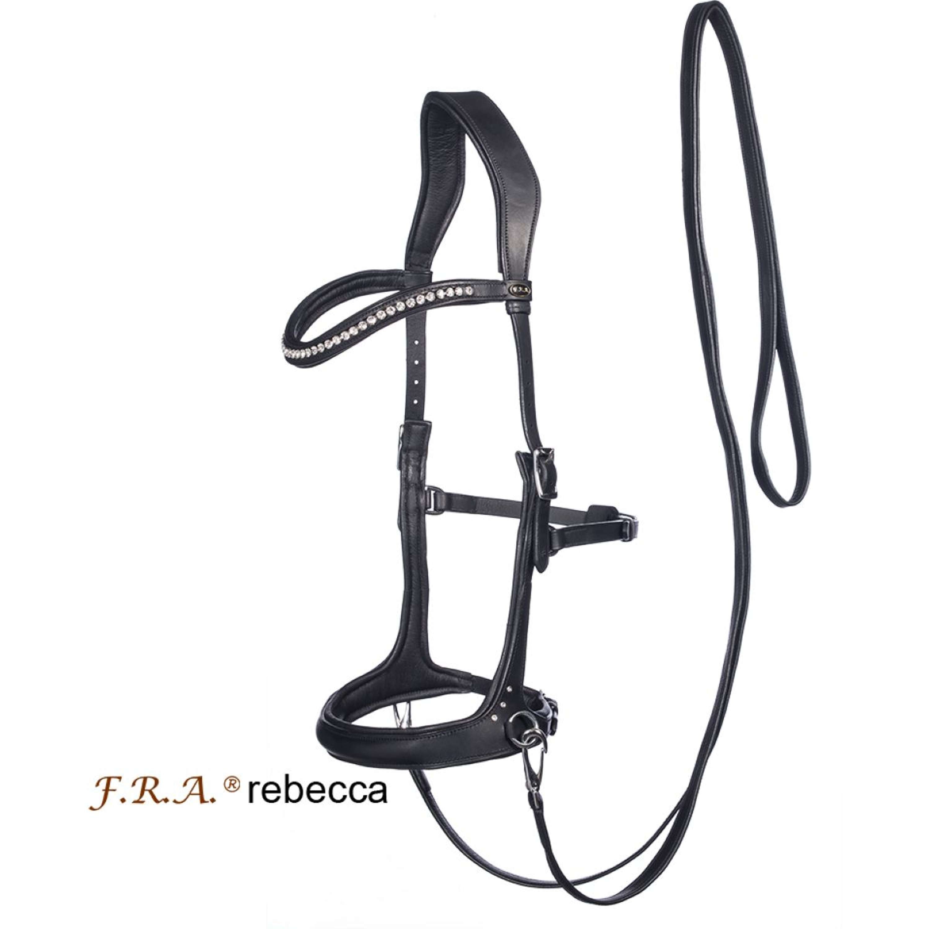 F.R.A. Brida sin Bocado Rebecca Side Pull Negro