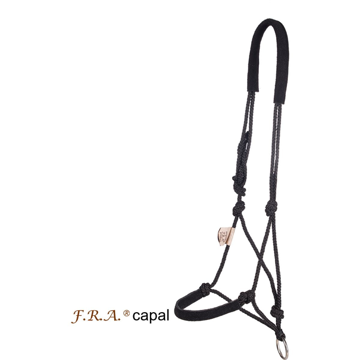 F.R.A. Cabezada de entrenamiento Capal Nubuck Profi Negro