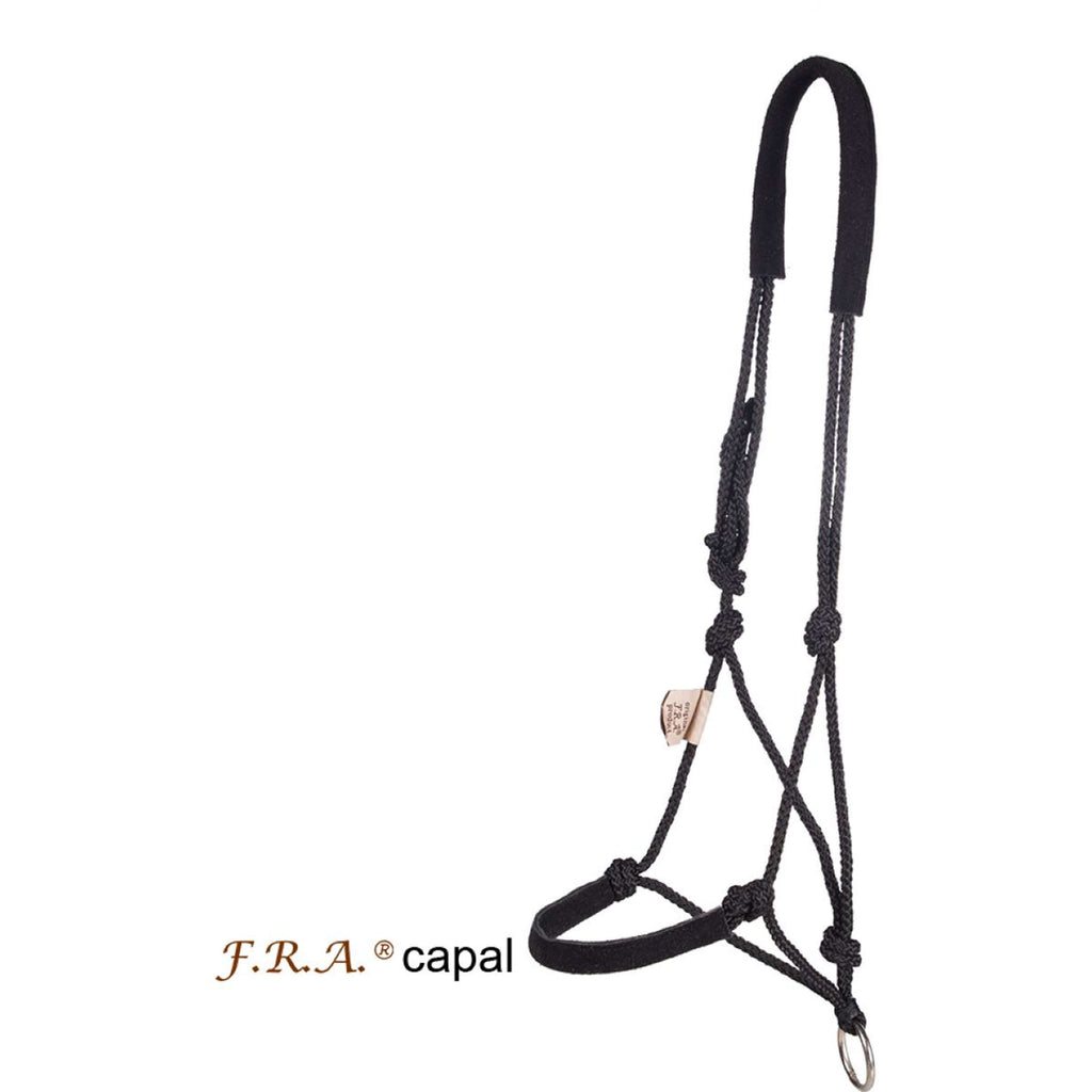 F.R.A. Cabestro de Cuerda Capal Nubuck Profi Negro