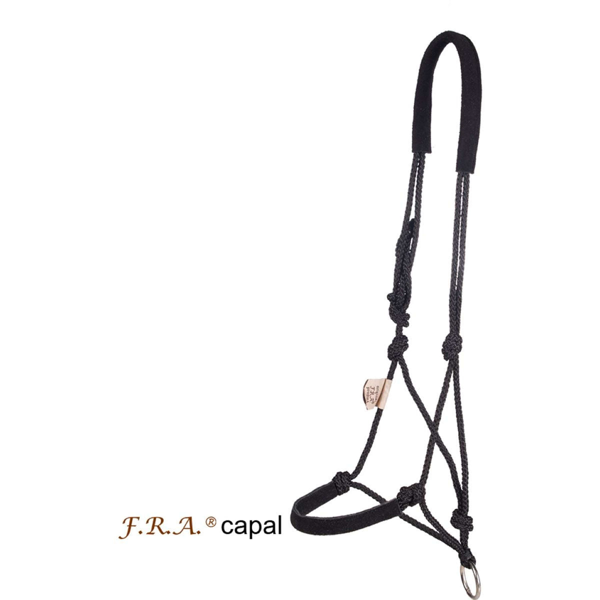 F.R.A. Cabestro de Cuerda Capal Nubuck Profi Negro