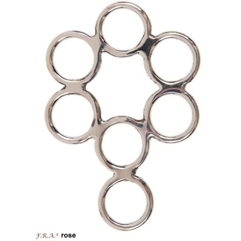 F.R.A. Hackamore Set Rose Set Acero inoxidable