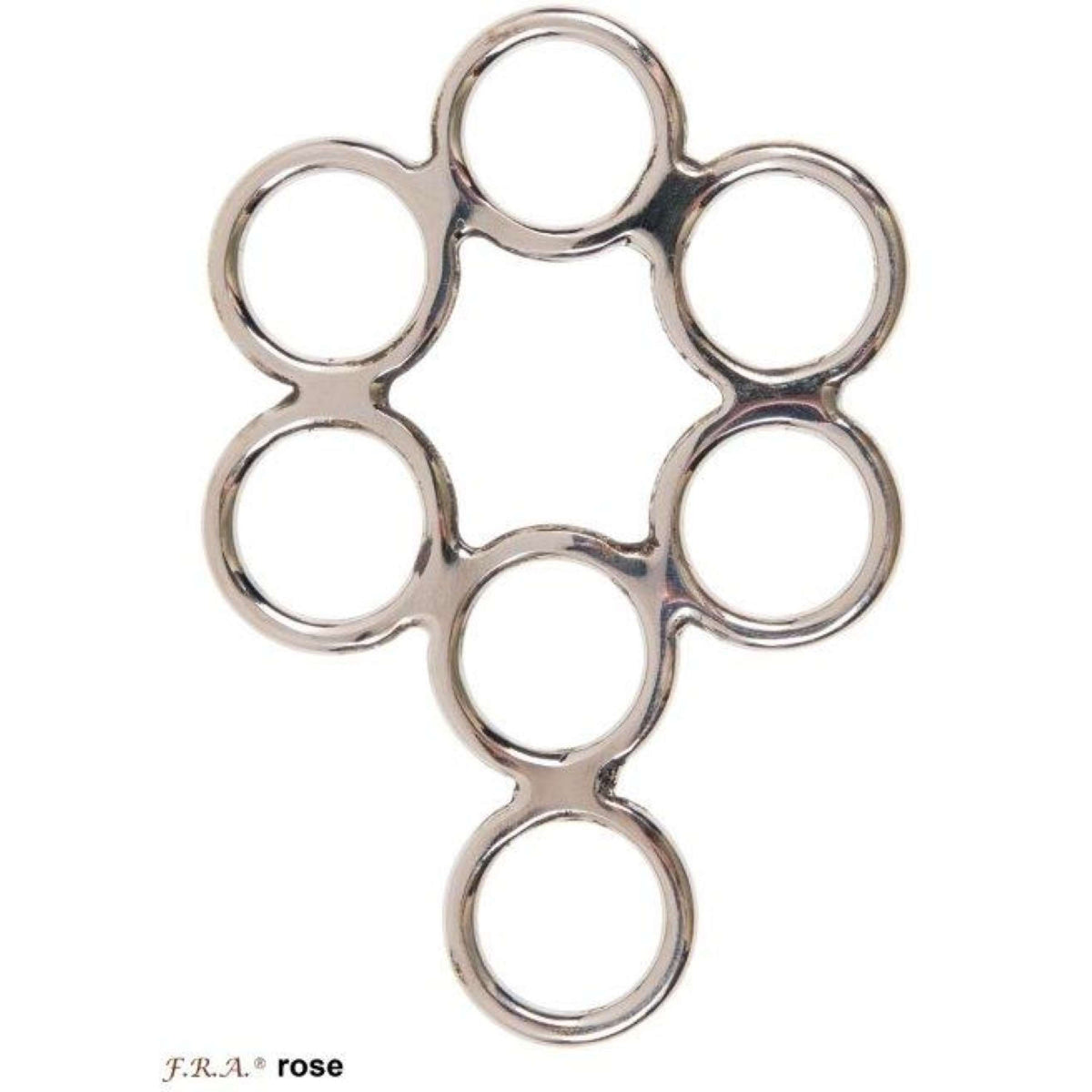 F.R.A. Hackamore Set Rose Set Acero inoxidable