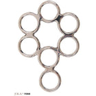 F.R.A. Hackamore Set Rose Set Acero inoxidable