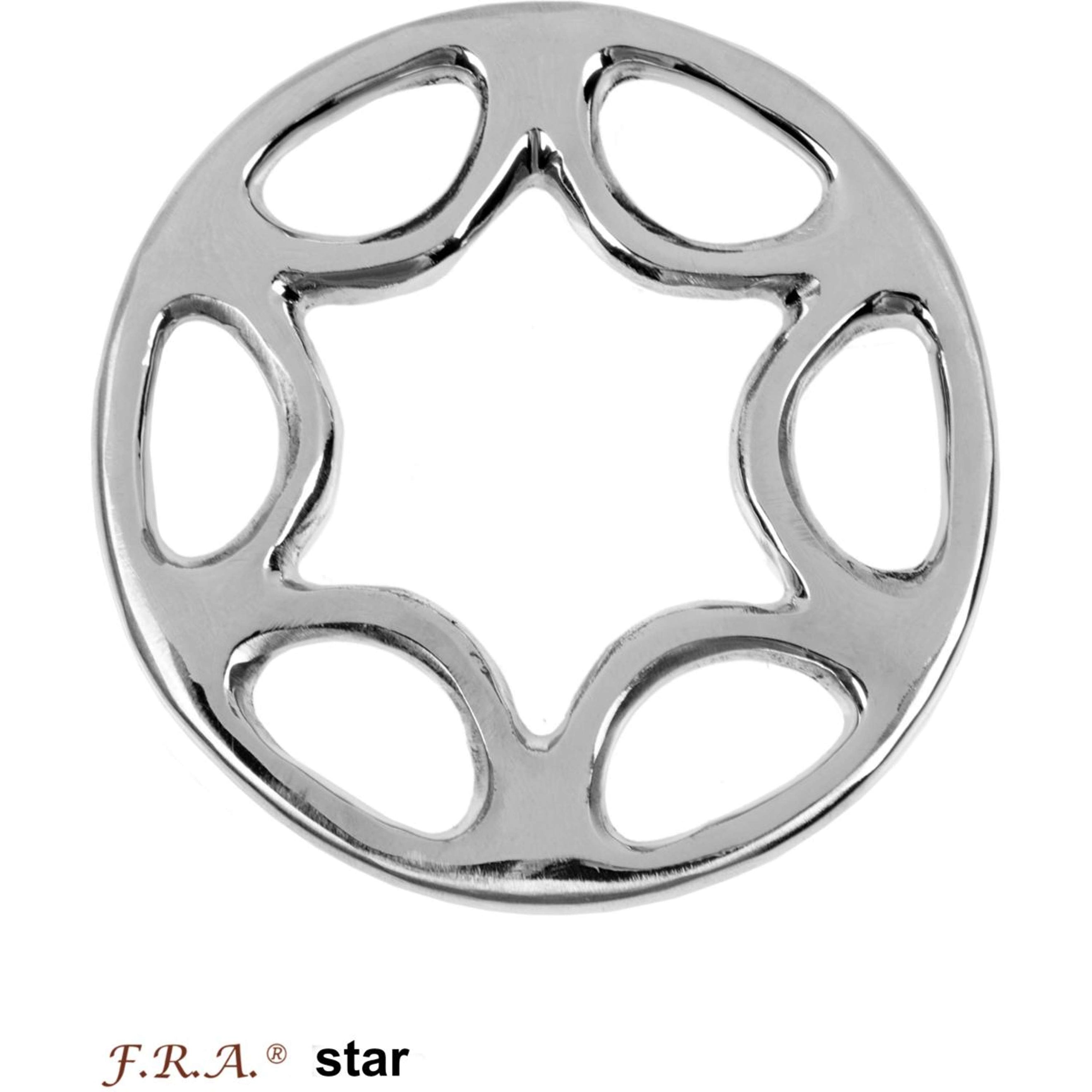 F.R.A. Hackamore Set Star Set Acero inoxidable F.R.A. Hackamore Set Star Set Acero inoxidable