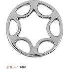 F.R.A. Hackamore Set Star Set Acero inoxidable