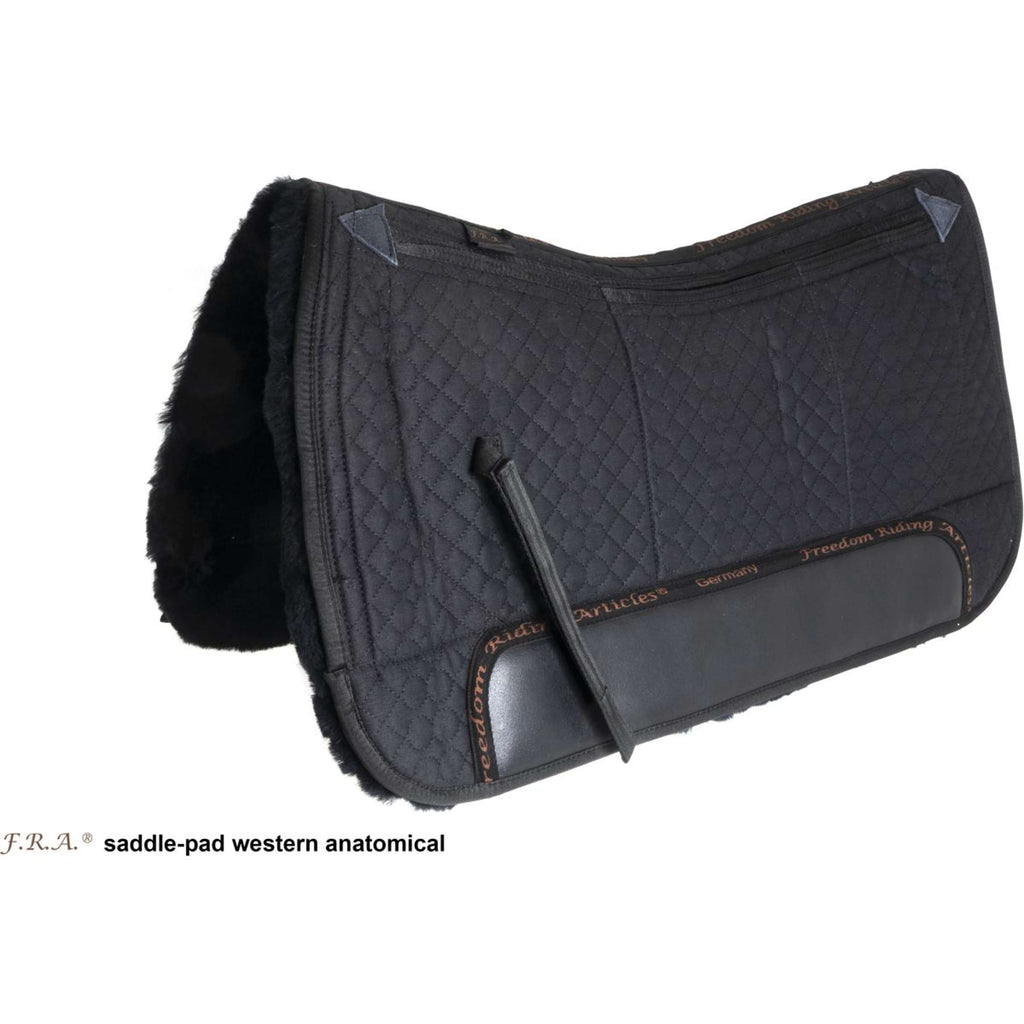 F.R.A. Mantilla Western De Luxe Extra Piel Completa 3 Bolsillos con Inserciones Negro