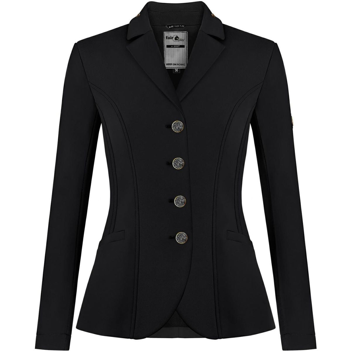 Fair Play Chaqueta de Competición Abigail Fleur Rosegold Negro