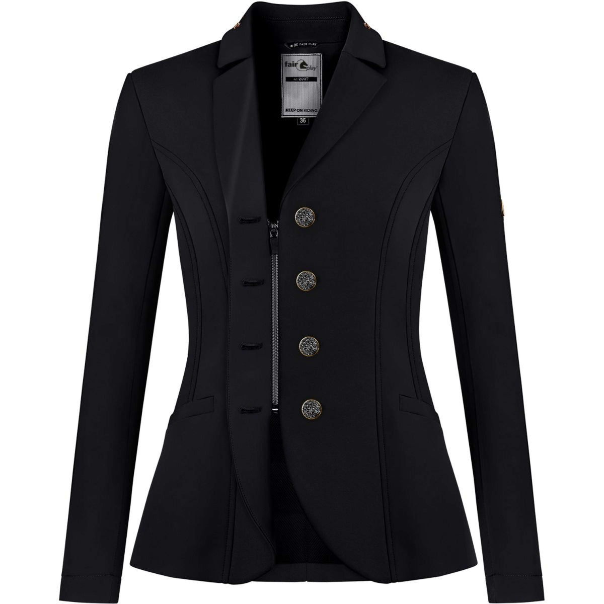 Fair Play Chaqueta de Competición Abigail Fleur Rosegold Negro