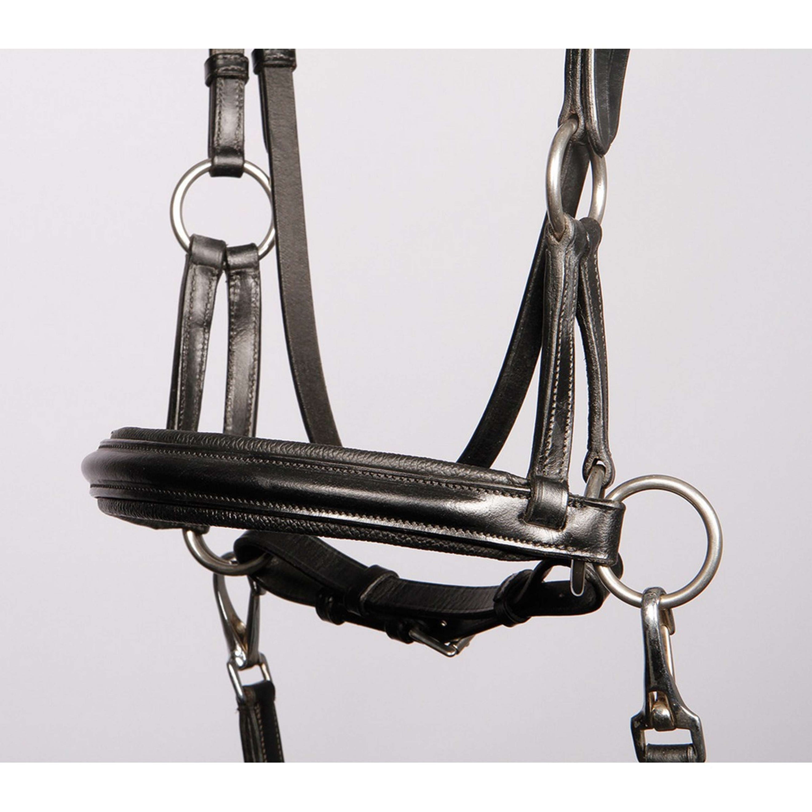 Harry's Horse Brida Sin bocado Sidepull Negro Harry's Horse Brida Sin bocado Sidepull Negro