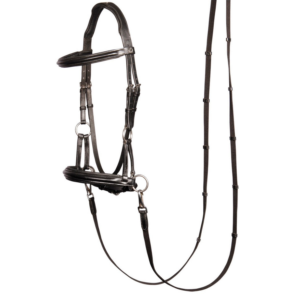 Harry's Horse Brida Sin bocado Sidepull Negro