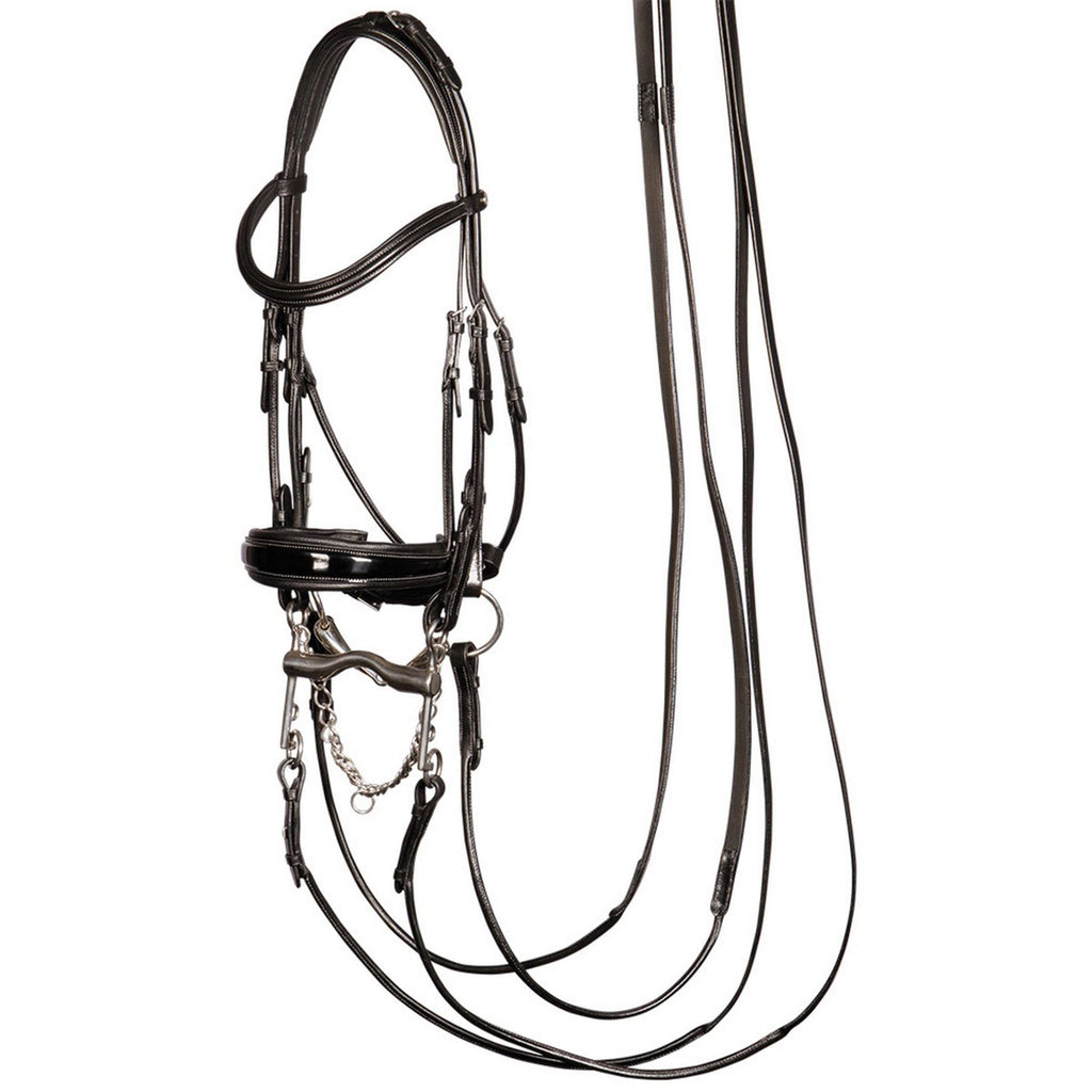 Harry's Horse Brida Filete Grand Prix Negro