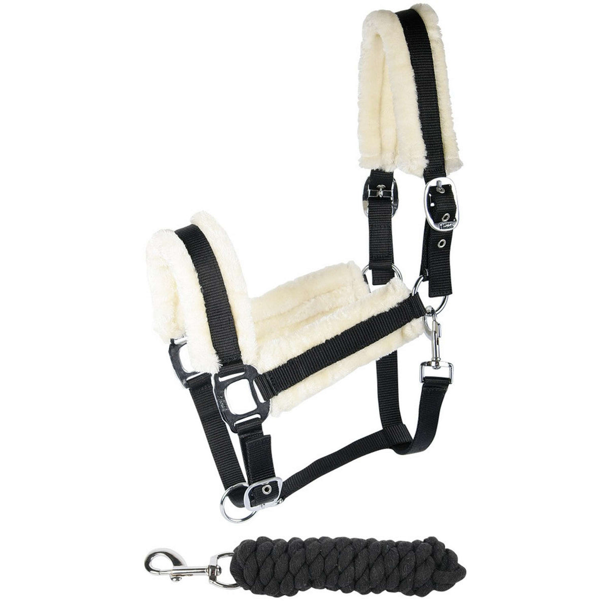 Harry's Horse Juego de Cabestro Soft Negro/Blanco