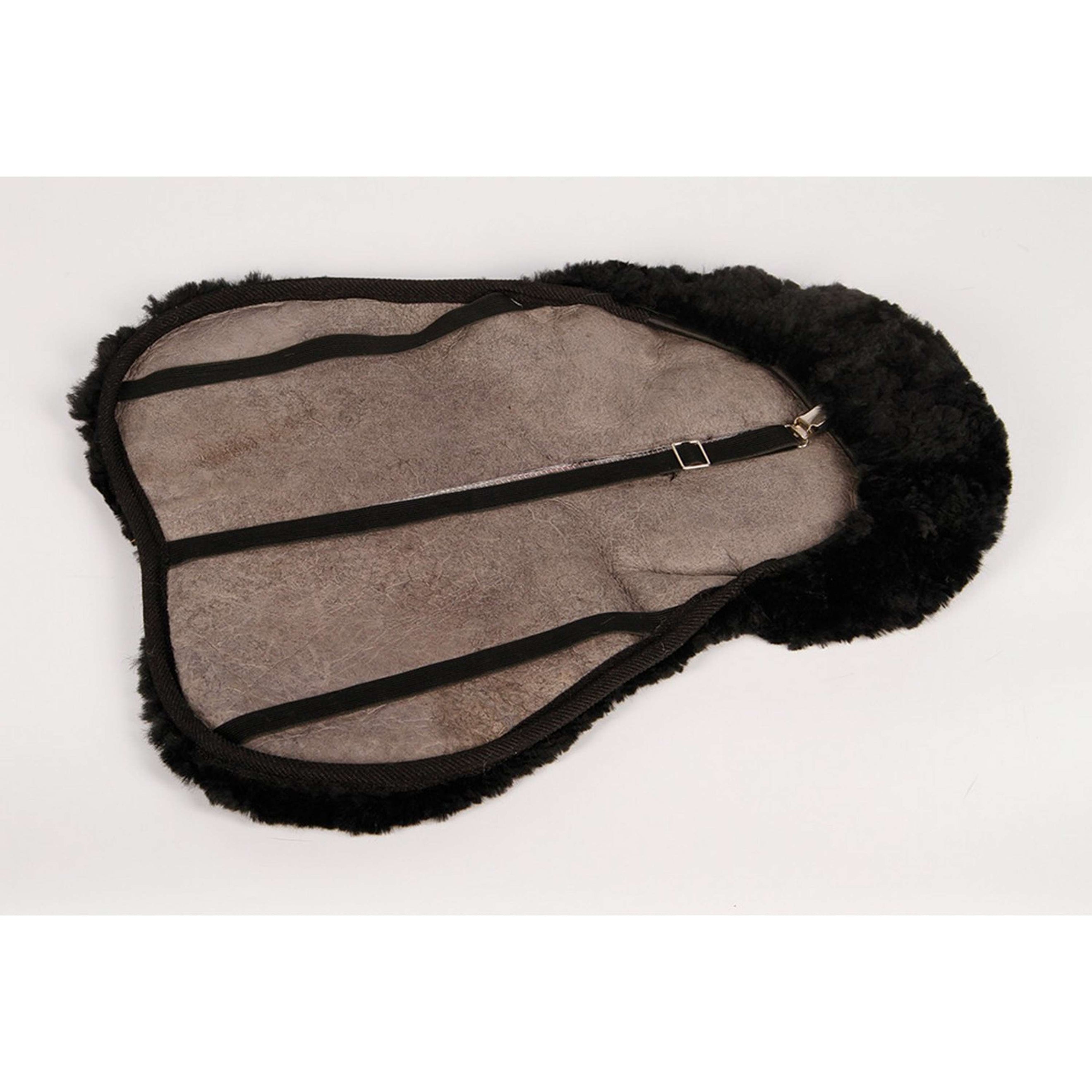 Harry's Horse Funda de Sillín Español: Piel de Oveja Negro Harry's Horse Funda de Sillín Español: Piel de Oveja Negro