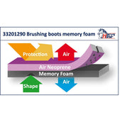 Harry's Horse Juego de Protectores de Piernas Memoryfoam Marron