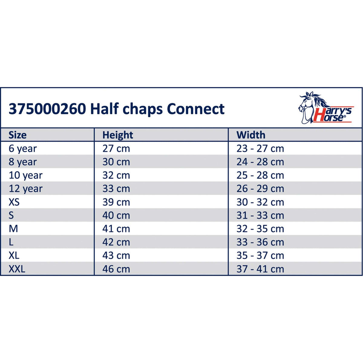 Harry's Horse Minichaps Connect Negro