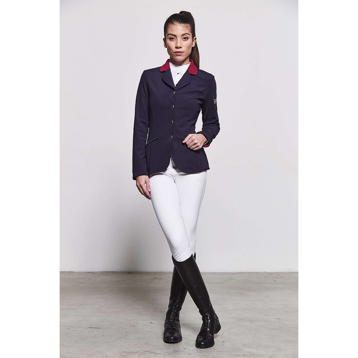 Harcour Chaqueta de Competición Frenchteam Mujer Navy