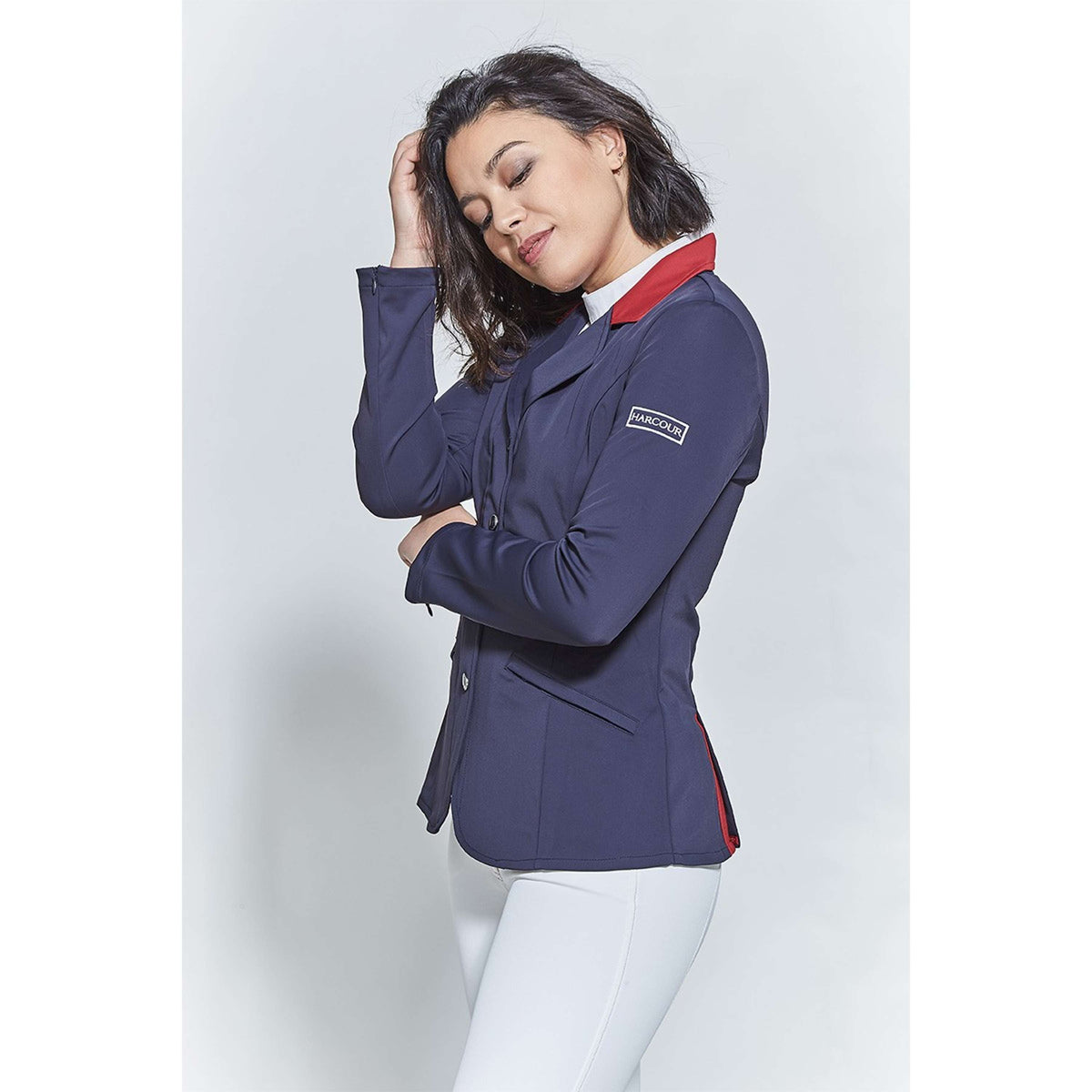 Harcour Chaqueta de Competición Frenchteam Mujer Navy