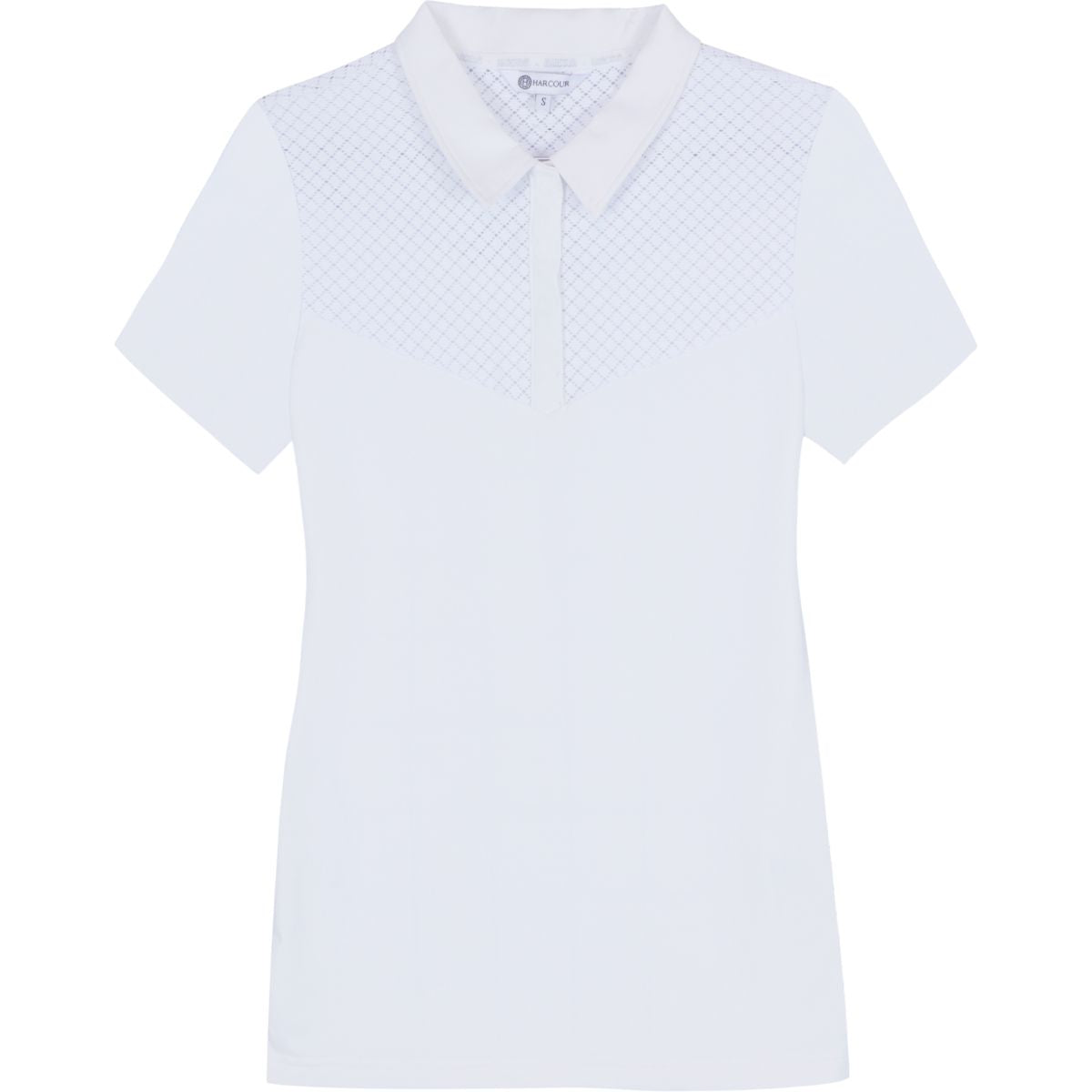 Harcour Poloshirt Pastel Blanco