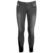 Harry's Horse Pantalones Liciano Agarre completo de mezclilla Negro