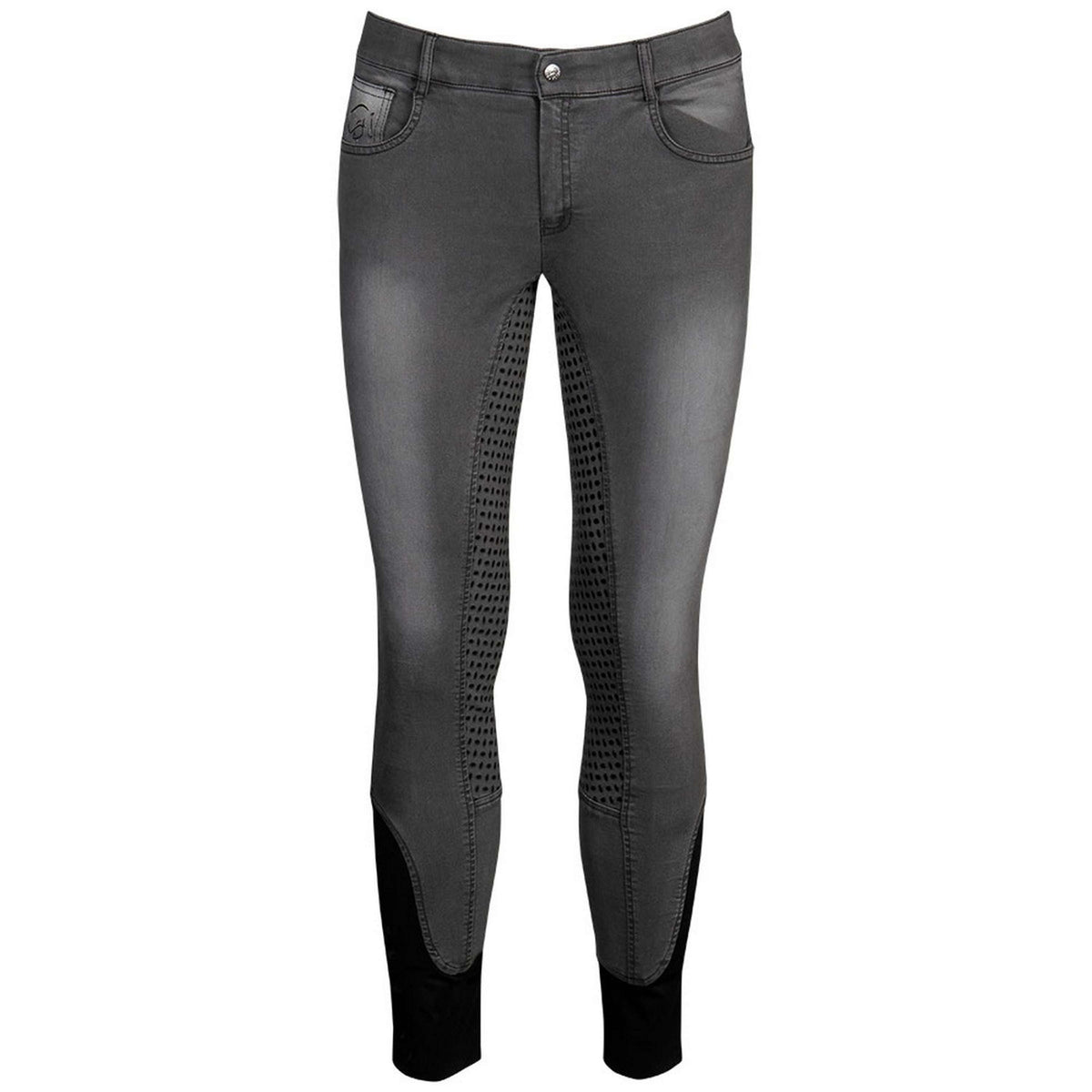 Harry's Horse Pantalones Liciano Agarre completo de mezclilla Negro
