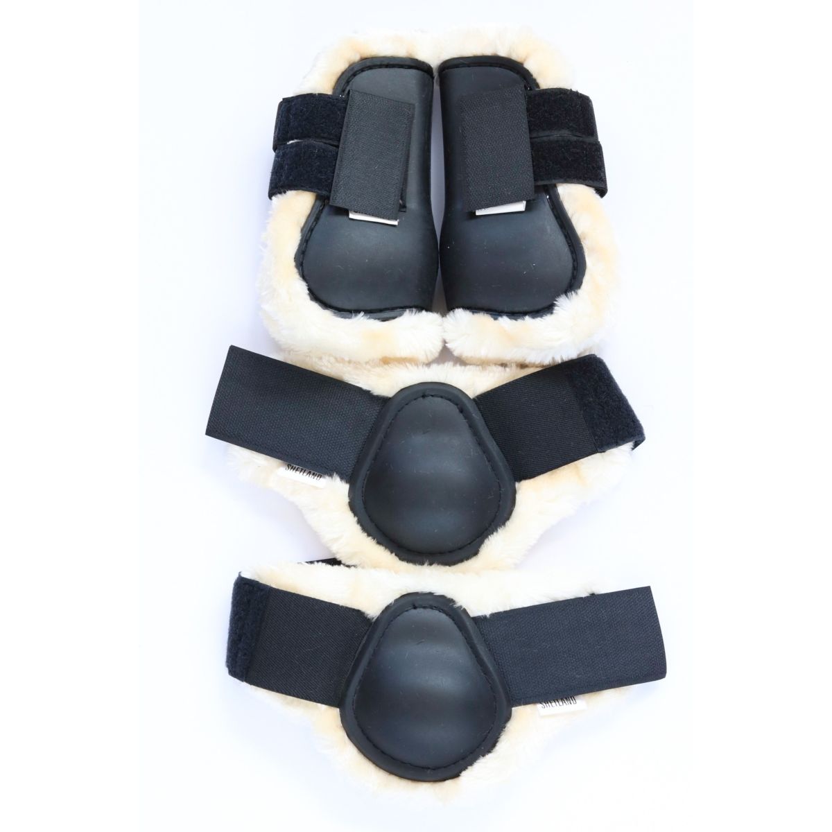 HB Ruitersport Juego de Protectores para Piernas Negro
