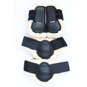 HB Ruitersport Juego de Protectores para Piernas Negro
