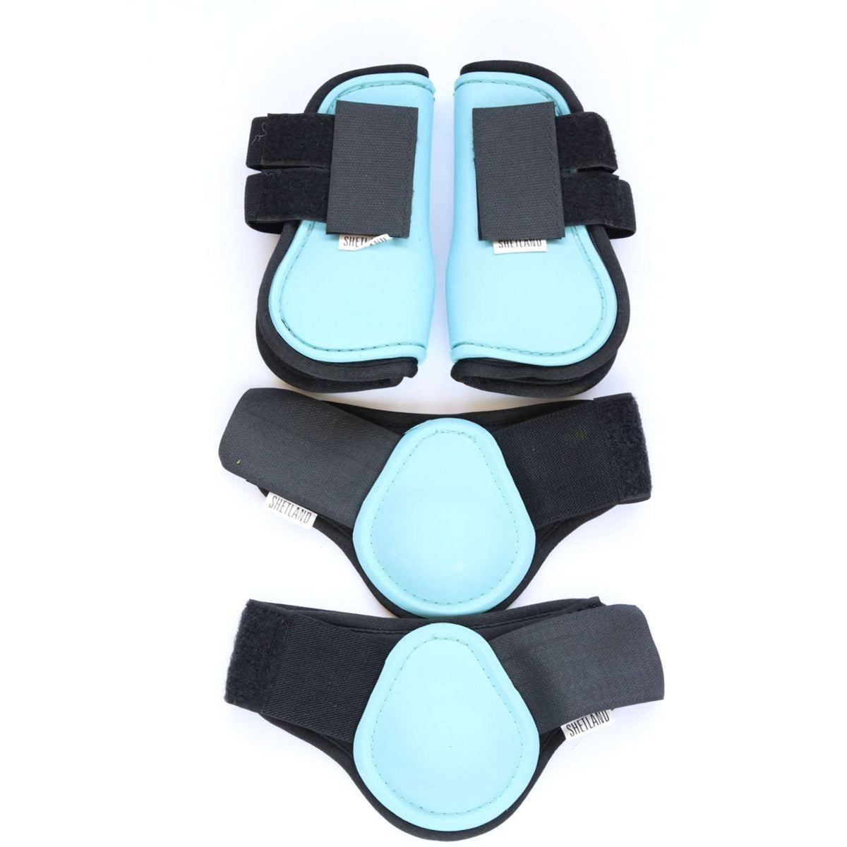 HB Ruitersport Juego de Protectores para Piernas Azul claro