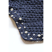 HB Bonete para Orejas con piedras Trydac Swarovski Navy