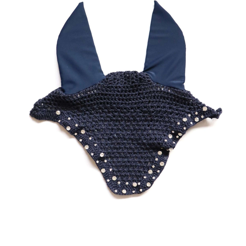 HB Bonete para Orejas con piedras Trydac Swarovski Navy