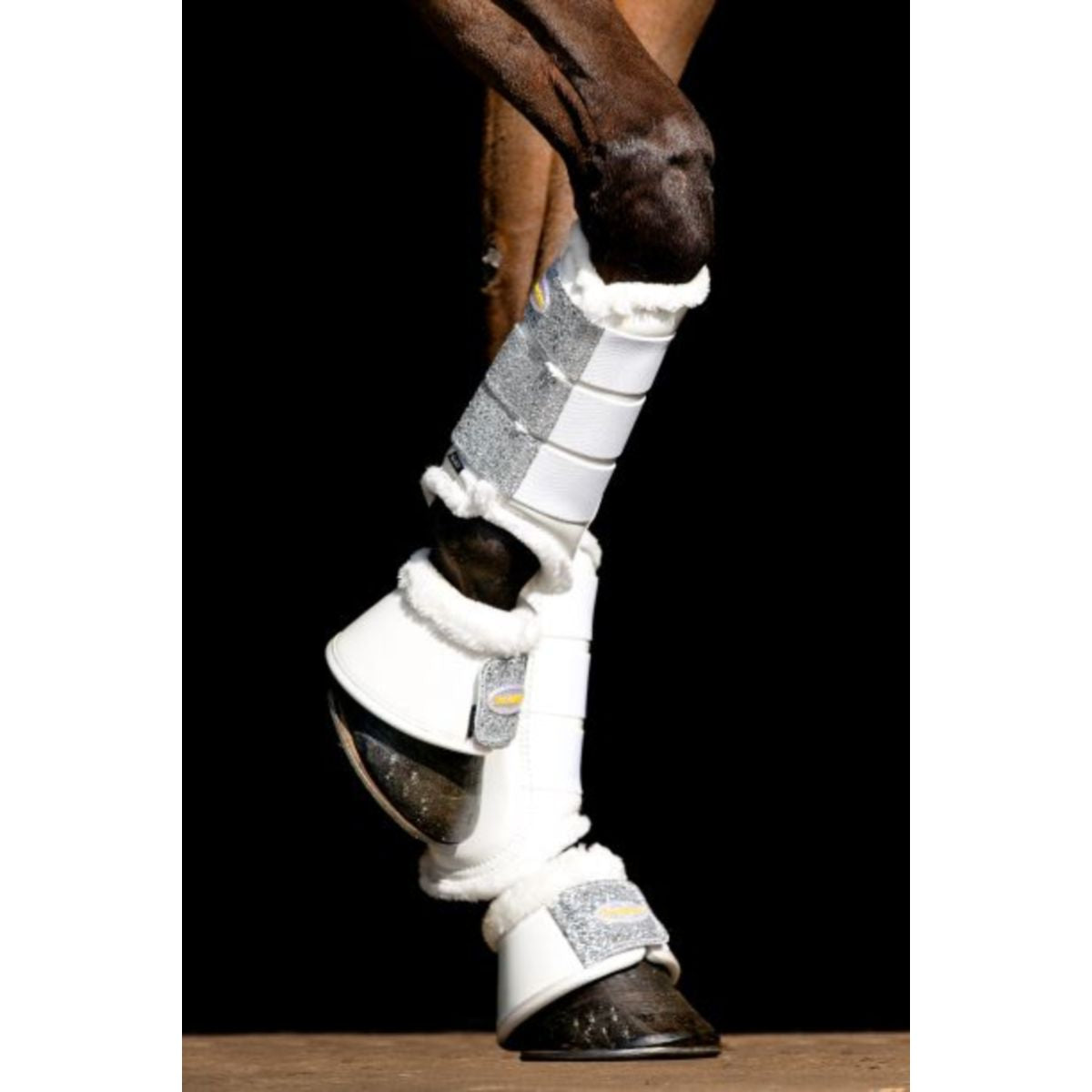 HB Protectores de piernas Gold Rush Glitter Champagne