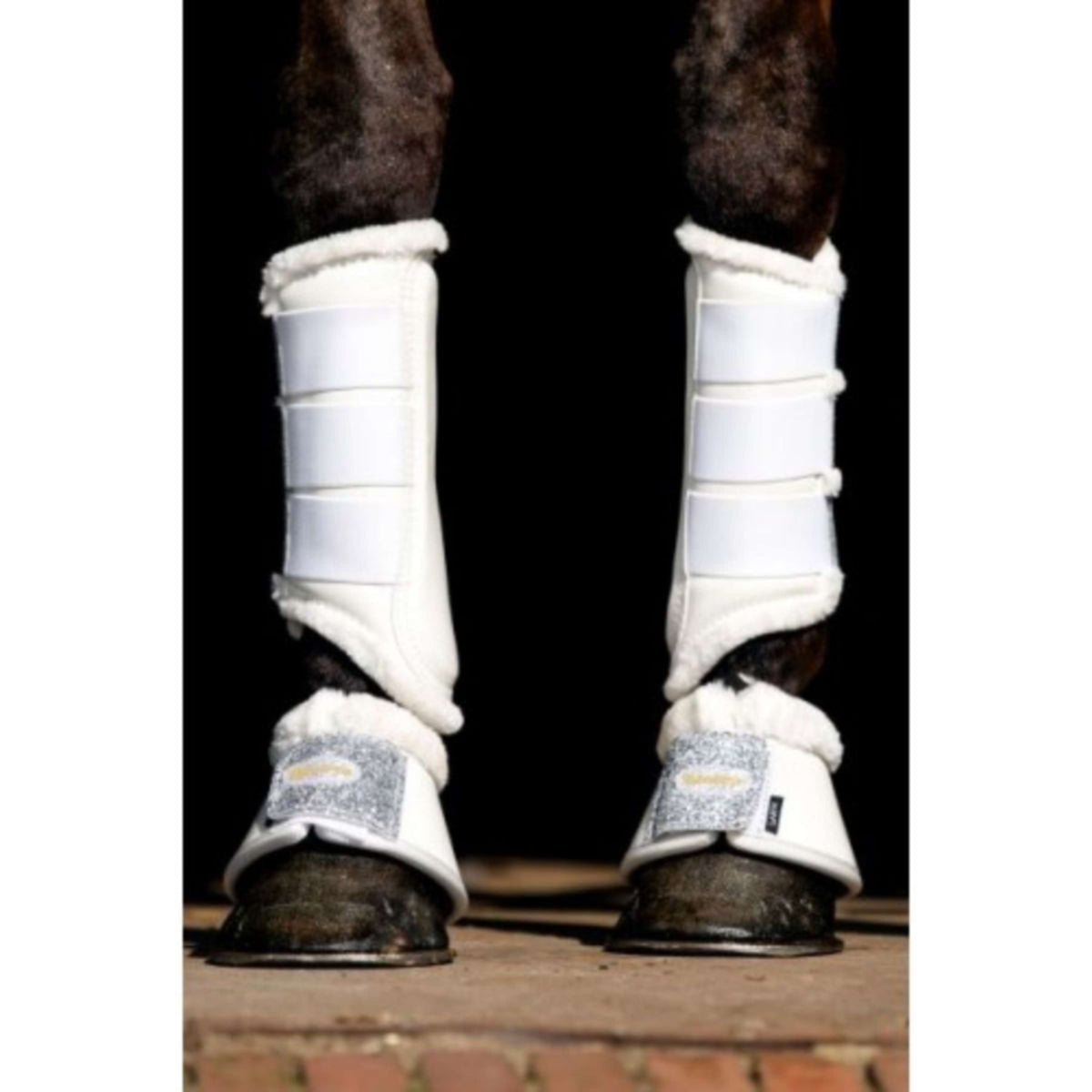 HB Protectores de piernas Gold Rush Glitter Champagne