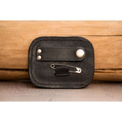 HB Ruitersport Startnummer Shine con Purpurina Negro/Negro Brillo
