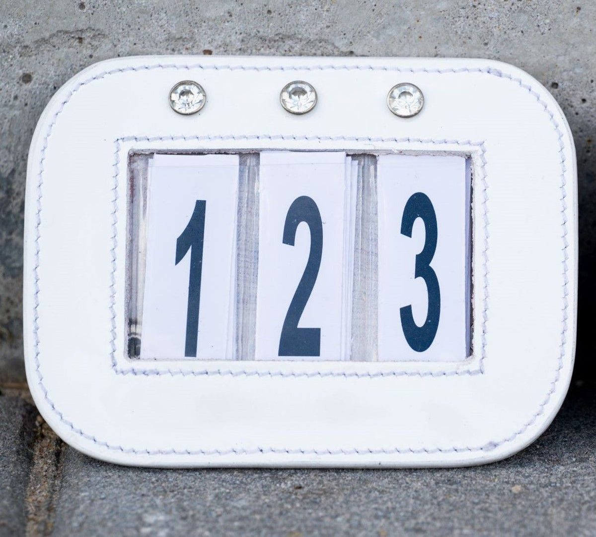 HB Números de Brida Showtime Blanco