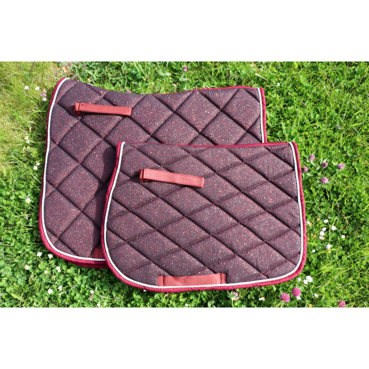 HB Ruitersport Mantilla Sparkling Glitter Propósito general Burdeos
